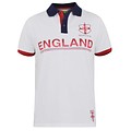 Polo shirt England weiß 3XL