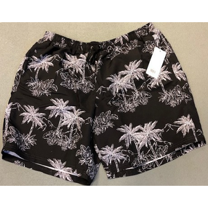 Kamro Badeshorts Black Palm 8XL