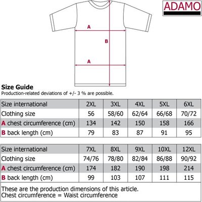 Adamo Sport T-Shirt 150901/340 5XL