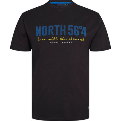 North56 T-Shirt 99865/099 schwarz 4XL