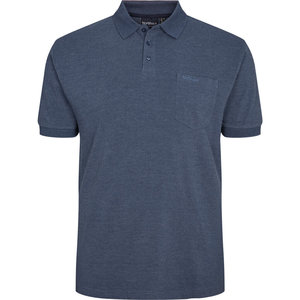 North56 Polo 99011/055 Blau meliert 6XL