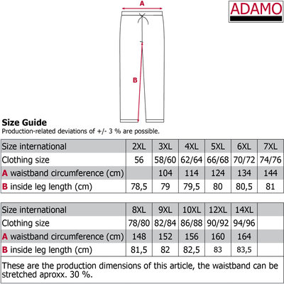 Jogginghose Cargo 159211/700 5XL