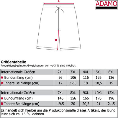 Adamo Zwembermuda 141230/700 12XL