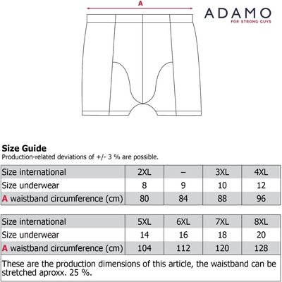 Adamo JIM Long Leg Pant Doppelpack 129622/390 6XL