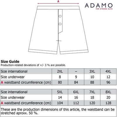 Adamo DAVID Boxershorts Duo-Pack 129602/360 6XL