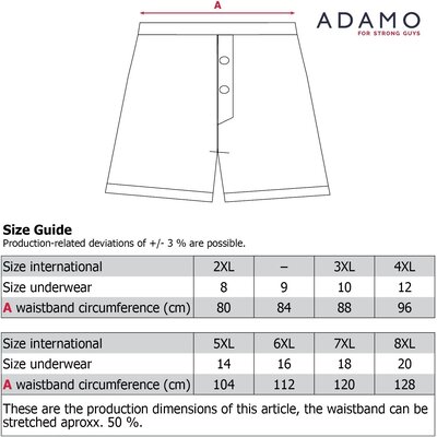 Adamo DAVID Boxershorts Duo-Pack 129602/710 4XL