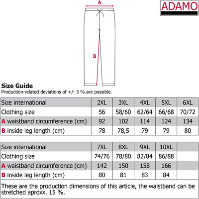 Adamo Pyjama lang 119262/590 5XL