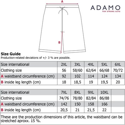 Adamo GERD Pyjama-Shorts 119212/360 2XL