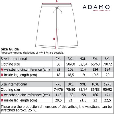 Adamo LUIS Pyjama-Shorts 119216/708 4XL