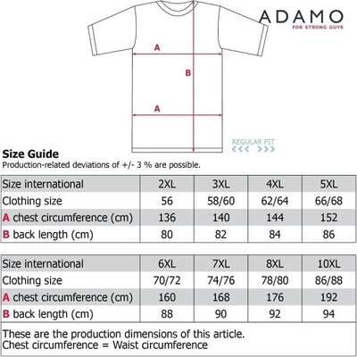 Adamo T-Shirt 131435/360 8XL