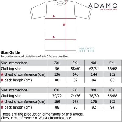 Adamo T-Shirt 131435/770 8XL