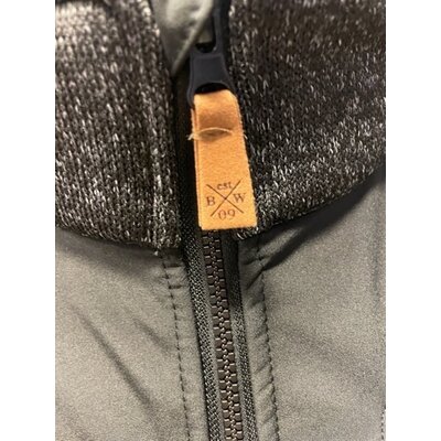 Blaue Wave-Strickfleecejacke 1104/15 4XL