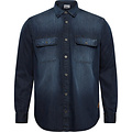 North Latitude Jeanshemd LM 43332 5XL