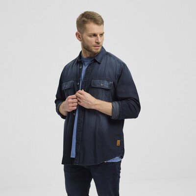 North Latitude Jeanshemd LM 43332 6XL