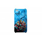 Pattern Hard Case iPhone 4/4S Abstract Blauw
