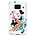 Pattern Soft Case Galaxy SII Vlinders Wit