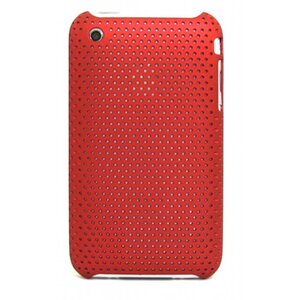 Perforated Hard Case iPhone 3GS Rood