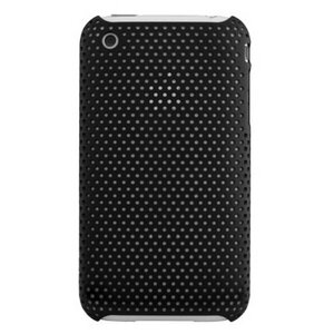 Perforated Hard Case iPhone 3GS Zwart