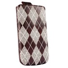 Sena Argyle Pouch iPhone 4/4S Bruin/Beige