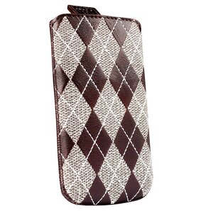 Sena Argyle Pouch iPhone 4/4S Bruin/Beige