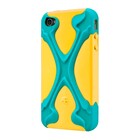 SwitchEasy CapsuleRebel X iPhone 4/4S Blauw/Geel
