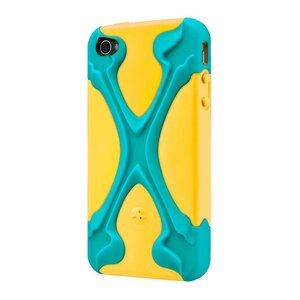 SwitchEasy CapsuleRebel X iPhone 4/4S Blauw/Geel