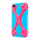 SwitchEasy CapsuleRebel X iPhone 4/4S Roze/Blauw