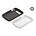 BlackBerry Soft Skin (2x) Bold 9700/9780 Zwart/Wit