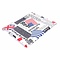Mobiparts Hard Case iPad 2 Vlaggen Wit
