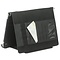 Mobiparts Multifunctionele Lederen Case iPad 2 Crocodile Zwart
