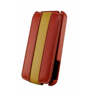 DolceVita Flip Case iPhone 4/4S Rood/Geel