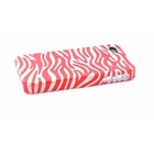 Mobiparts Hard Case iPhone 4/4S Zebra Rood