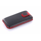 Mobiparts Intense Pouch Maat L Zwart/Rood