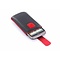 Mobiparts Intense Pouch Maat L Zwart/Rood