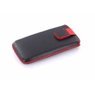 Mobiparts Intense Pouch Maat M Zwart/Rood