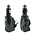 Mobiparts Auto- en Thuislader 2x USB Zwart