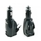 Mobiparts Auto- en Thuislader 2x USB Zwart