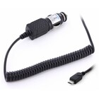 Mobiparts Autolader micro USB Zwart