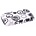 Mobiparts Cover Curve 8520/9300 Cirkel Grijs