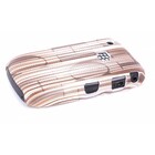 Mobiparts Cover Curve 8520/9300 Patroon Bruin