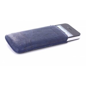 Mobiparts Luxury Pouch iPhone 4/4S Navy
