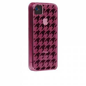Case-Mate Gelli iPhone 4/4S Houndstooth Roze