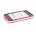 Mobiparts Bumper iPhone 4/4S Rood/Transparant