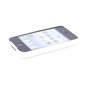 Mobiparts Bumper iPhone 4/4S Wit/Grijs