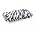 Mobiparts Backcover Bling Bold 9900/9930 Zebra