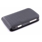 Mobiparts Flip Case Bold 9900/9930 Carbon Zwart