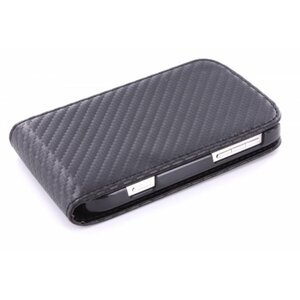Mobiparts Flip Case Bold 9900/9930 Carbon Zwart