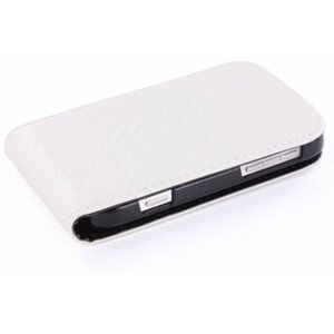 Mobiparts Flip Case Bold 9900/9930 Carbon Wit