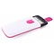 Mobiparts Intense Pouch Maat XL Wit/Roze