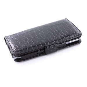 Mobiparts Book Case Galaxy Note Croco Zwart